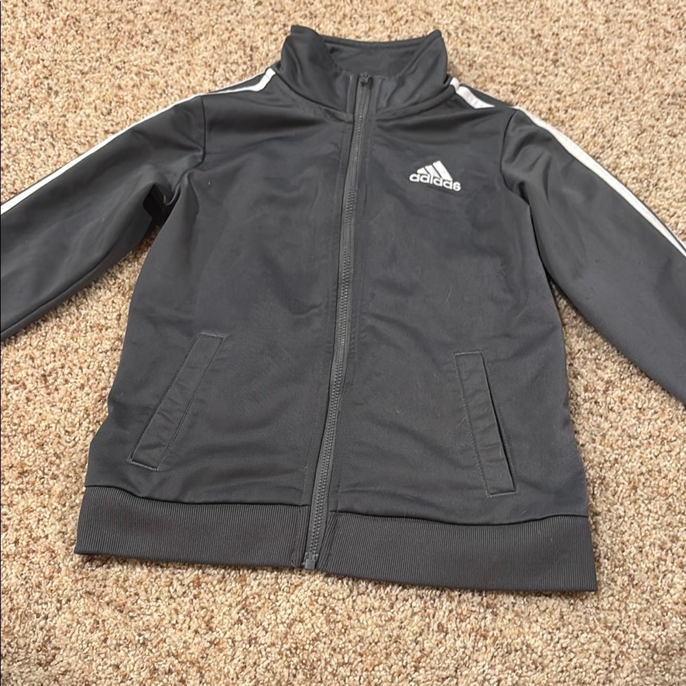 Adidas Charcoal Gray Track Jacket